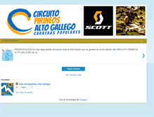 Tablet Screenshot of carreraspopularespirineosaltogallego.blogspot.com