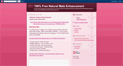 Desktop Screenshot of natural--male-enhancement.blogspot.com