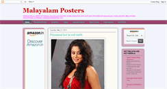 Desktop Screenshot of malayalamposters.blogspot.com