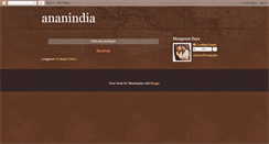 Desktop Screenshot of ananindia.blogspot.com