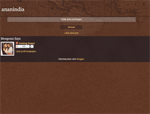 Tablet Screenshot of ananindia.blogspot.com