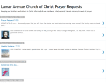 Tablet Screenshot of lamaravenueprayerrequests.blogspot.com