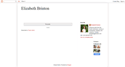 Desktop Screenshot of elizabethbrintonart.blogspot.com