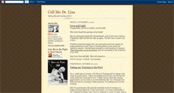 Desktop Screenshot of callmedrlisa.blogspot.com