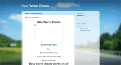 Desktop Screenshot of datawormcheats.blogspot.com