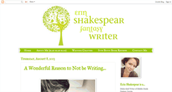 Desktop Screenshot of erinshakespear.blogspot.com