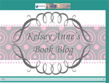 Tablet Screenshot of kelseyannesbookblog.blogspot.com