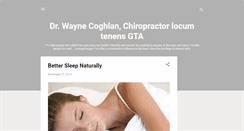 Desktop Screenshot of collingwood-chiropractor.blogspot.com