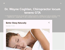 Tablet Screenshot of collingwood-chiropractor.blogspot.com