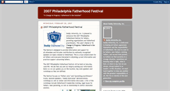 Desktop Screenshot of fatherhoodfestival.blogspot.com