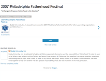 Tablet Screenshot of fatherhoodfestival.blogspot.com