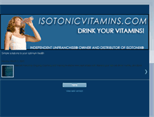 Tablet Screenshot of isovitaminshop.blogspot.com