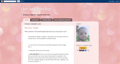 Desktop Screenshot of ourangelaudrey.blogspot.com