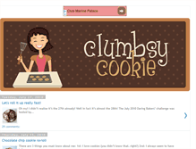 Tablet Screenshot of clumbsycookie.blogspot.com