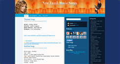 Desktop Screenshot of new-tamilmoviesongs.blogspot.com