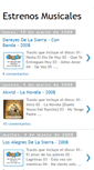 Mobile Screenshot of estrenos-musicales.blogspot.com