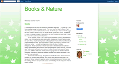 Desktop Screenshot of booksandnature.blogspot.com