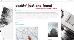Desktop Screenshot of beautylostandfound.blogspot.com