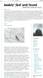 Mobile Screenshot of beautylostandfound.blogspot.com