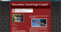 Desktop Screenshot of nouvelles-cambridgeesol.blogspot.com