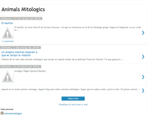 Tablet Screenshot of animalsmitologics.blogspot.com