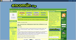 Desktop Screenshot of encomun-comunidades.blogspot.com