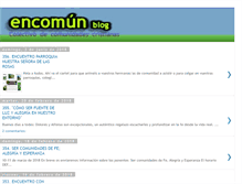 Tablet Screenshot of encomun-comunidades.blogspot.com