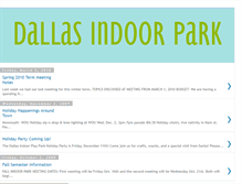 Tablet Screenshot of dallasindoorplaypark.blogspot.com