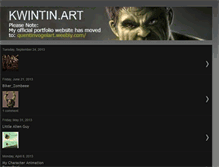 Tablet Screenshot of kwintinart.blogspot.com