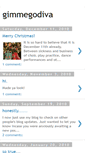 Mobile Screenshot of gimmegodiva.blogspot.com