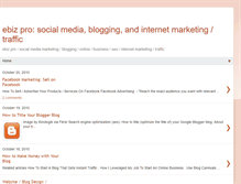 Tablet Screenshot of ebiz-pro.blogspot.com