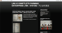 Desktop Screenshot of limasswiftletsfarming.blogspot.com