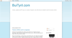 Desktop Screenshot of buityril.blogspot.com