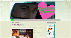 Desktop Screenshot of phyllysfaves.blogspot.com