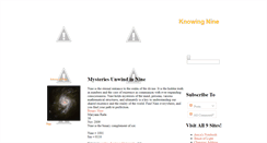 Desktop Screenshot of knowingnine.blogspot.com