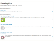 Tablet Screenshot of knowingnine.blogspot.com