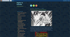 Desktop Screenshot of higherincanadacomics.blogspot.com