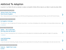 Tablet Screenshot of addictedtoadoption.blogspot.com