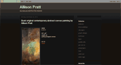 Desktop Screenshot of allisonpratt.blogspot.com
