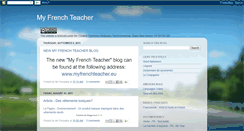Desktop Screenshot of myfrenchteacher.blogspot.com