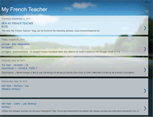 Tablet Screenshot of myfrenchteacher.blogspot.com