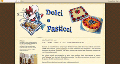 Desktop Screenshot of dolciepasticci.blogspot.com