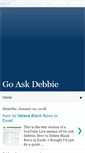 Mobile Screenshot of goaskdebbie.blogspot.com