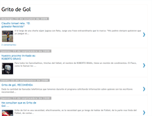 Tablet Screenshot of gritodegol-futbol.blogspot.com