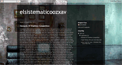 Desktop Screenshot of elsistematicoozxav.blogspot.com