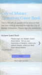 Mobile Screenshot of mutareguestbook.blogspot.com