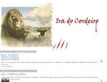 Tablet Screenshot of iradocordeiro.blogspot.com