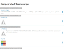 Tablet Screenshot of campeonatointercampina.blogspot.com