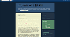 Desktop Screenshot of musingsofafatkid.blogspot.com