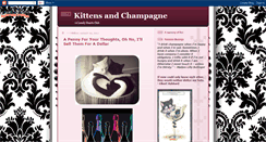 Desktop Screenshot of kittensandchampagne.blogspot.com